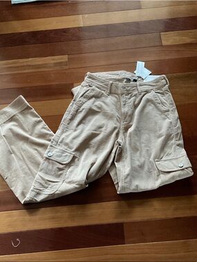 American Eagle Outfitters Light Beige Corduroy Pants